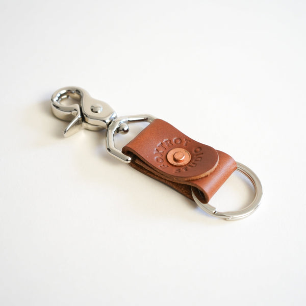 Foxtrot Simple Key Clip - Brown