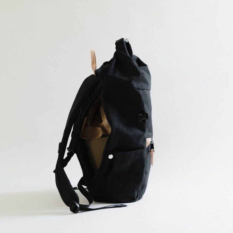 The Backpack - Black Canvas