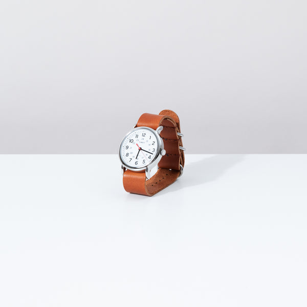 Foxtrot Simple Watch - Cognac