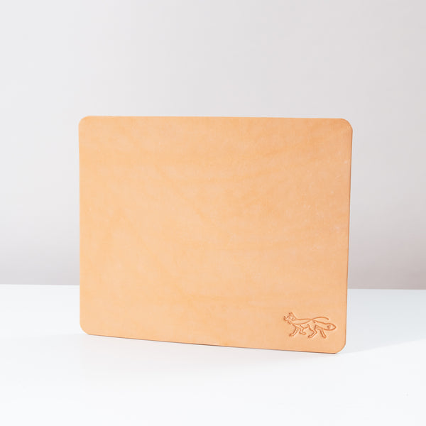 Foxtrot Large Leather Mousepad - Natural