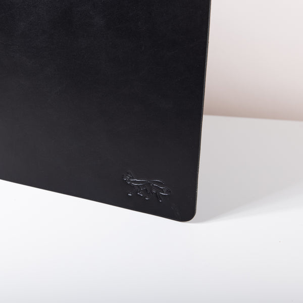 Foxtrot Leather Deskpad - Black