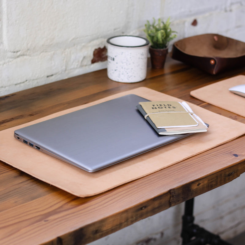 Foxtrot Leather Deskpad - Natural